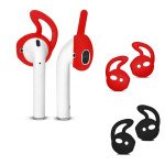 Wholesale 5 in 1 Accessories Kits Silicone Cover with Ear Hook Grips / Staps / Clip / Skin / Tips for Airpods 2 / 1 Charging Case (Navy Blue)